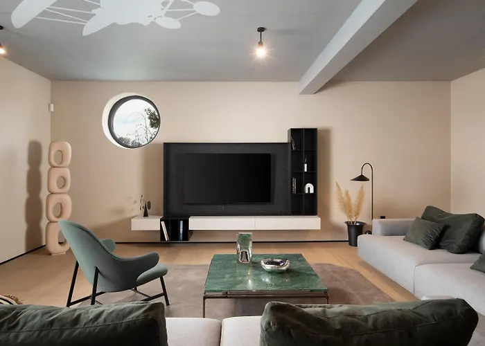 Villa Puerto De Luz With A Panoramic Sea View And Private Mini Golf