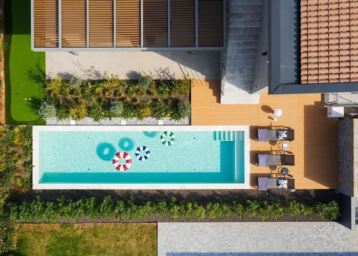Villa Puerto De Luz With A Panoramic Sea View And Private Mini Golf