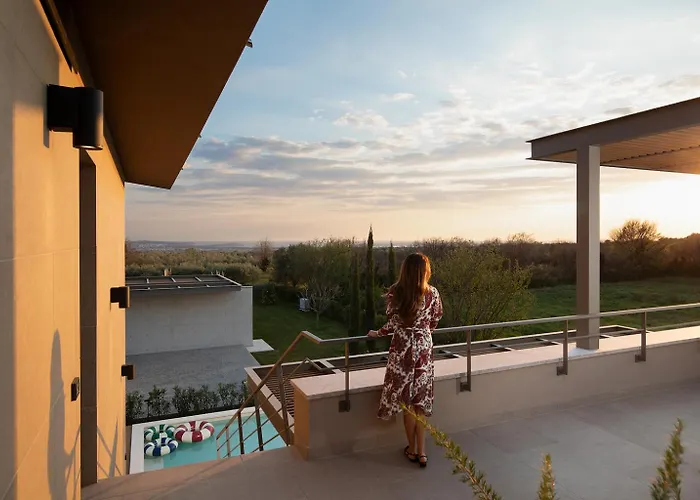 Villa Puerto De Luz With A Panoramic Sea View And Private Mini Golf